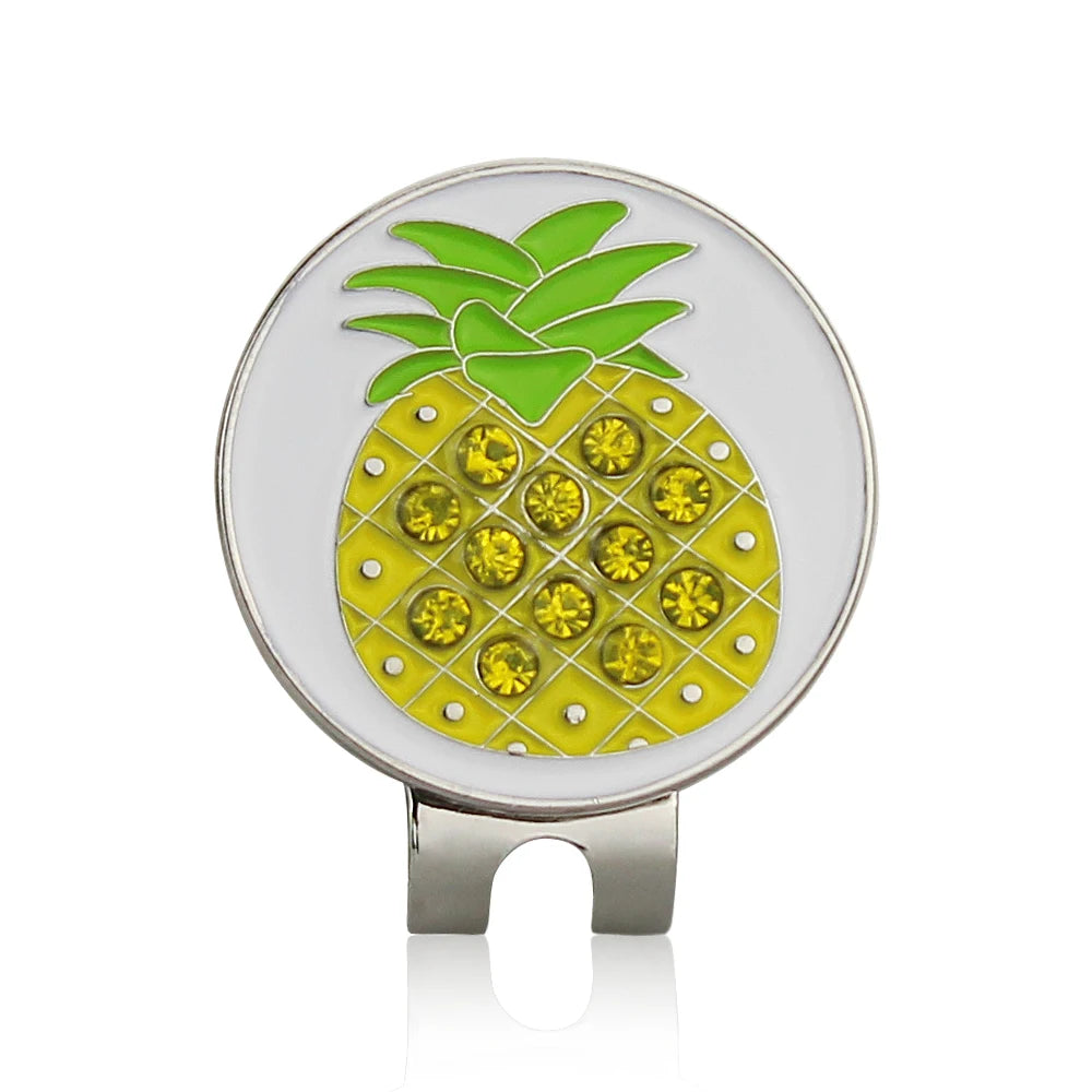 Golf Markers Ball Mark Hat Clips Cute Cartoon Putting Green GOG Design Position plus Magnetic M1MJ