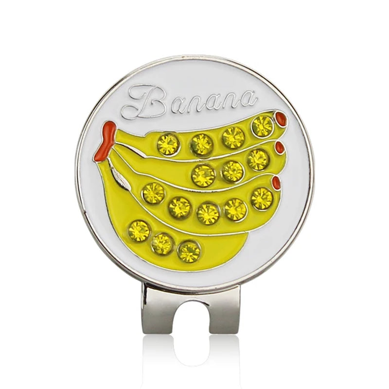 Golf Markers Ball Mark Hat Clips Cute Cartoon Putting Green GOG Design Position plus Magnetic M1MJ