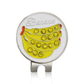 Golf Markers Ball Mark Hat Clips Cute Cartoon Putting Green GOG Design Position plus Magnetic M1MJ