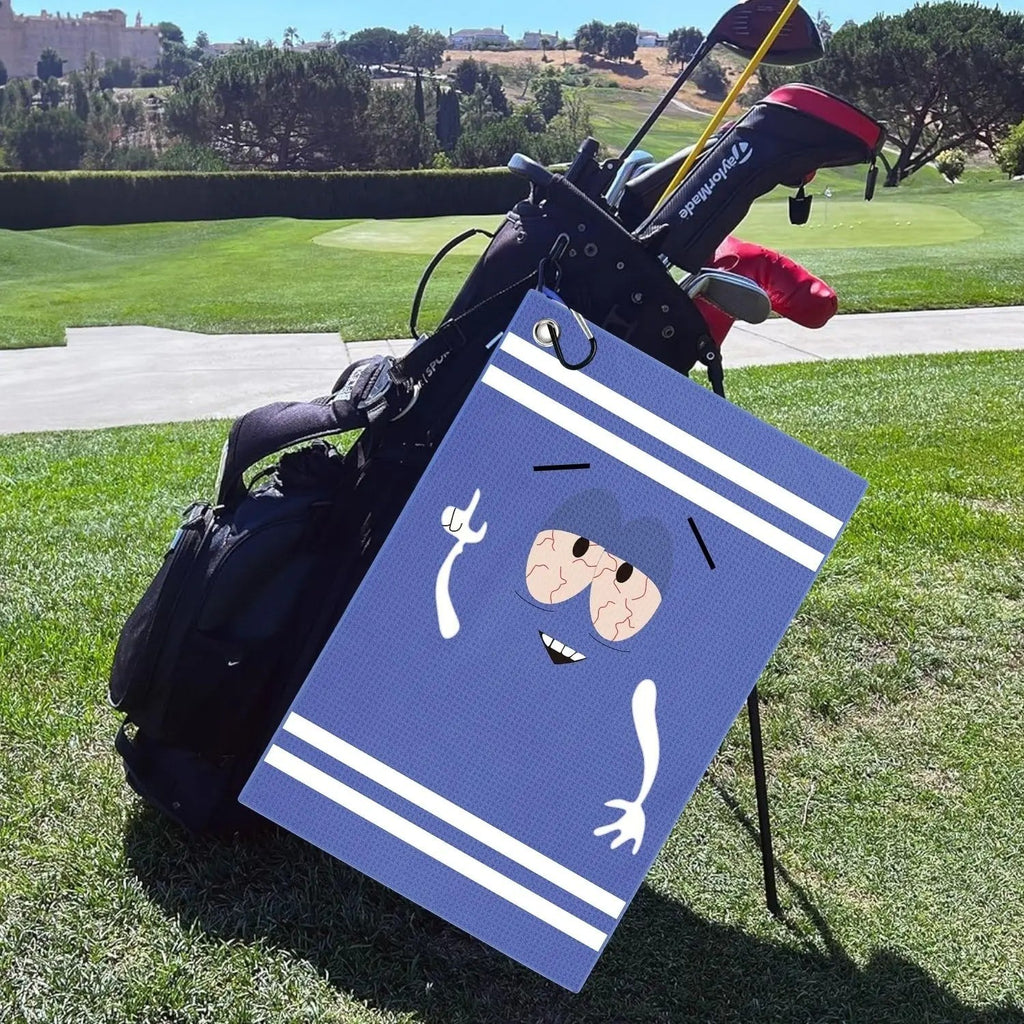 “Funny Microfiber Golf Towel Printed Premium Towel for Golf Bags Men & Women