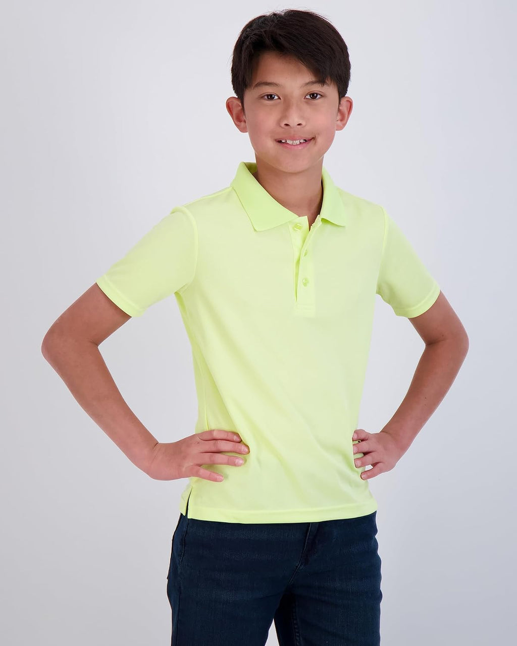 3 Pack: Boy'S Short Sleeve Polo Shirt - School Uniform Active Performance Golf (Ages 4-16)