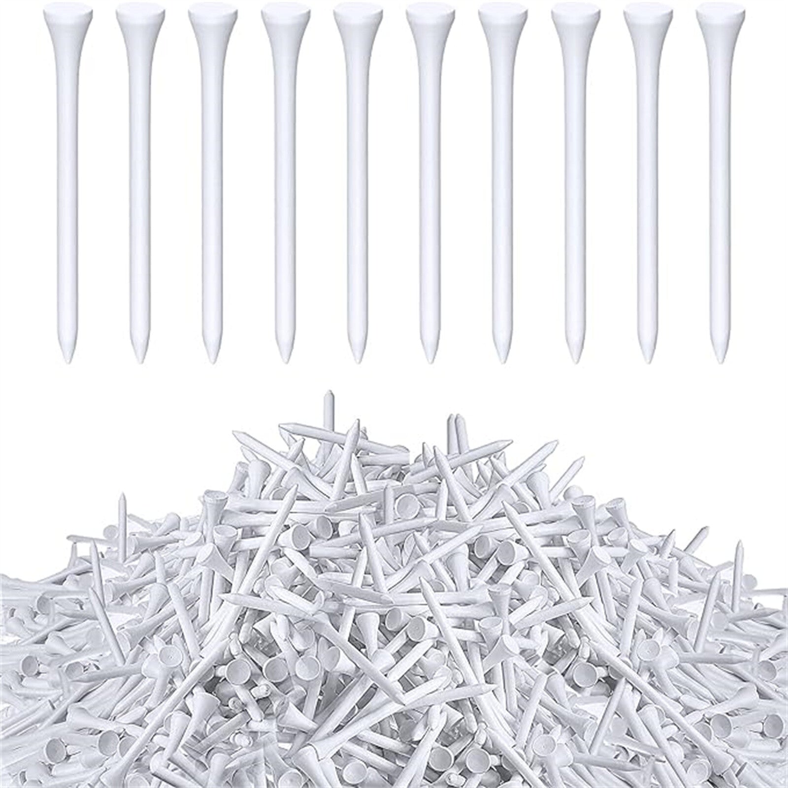 100/200/500X Wood Wooden Golf Tees 83Mm Golf Ball Tees Supplies Accessories AUS