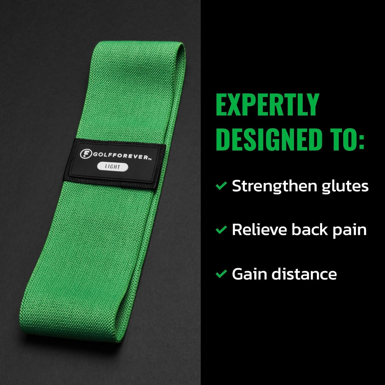 Mini Bands Proven by Golfer Scottie Scheffler | Golf Training Premium Fitness Bands | Premium Golf Training Aid to Improve Strength Flexibility & Swing Posture | 3 Resistance Levels | 3Pcs
