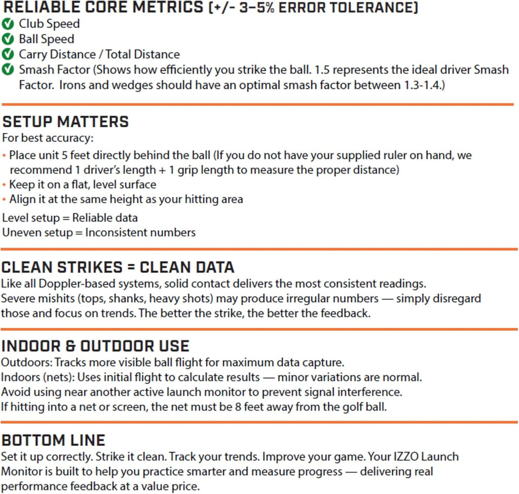 Golf Swami Launch Master Golf Launch Simulator - Golf Training Aid