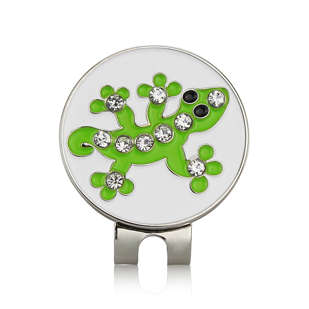 Golf Markers Ball Mark Hat Clips Cute Cartoon Putting Green GOG Design Position plus Magnetic M1MJ